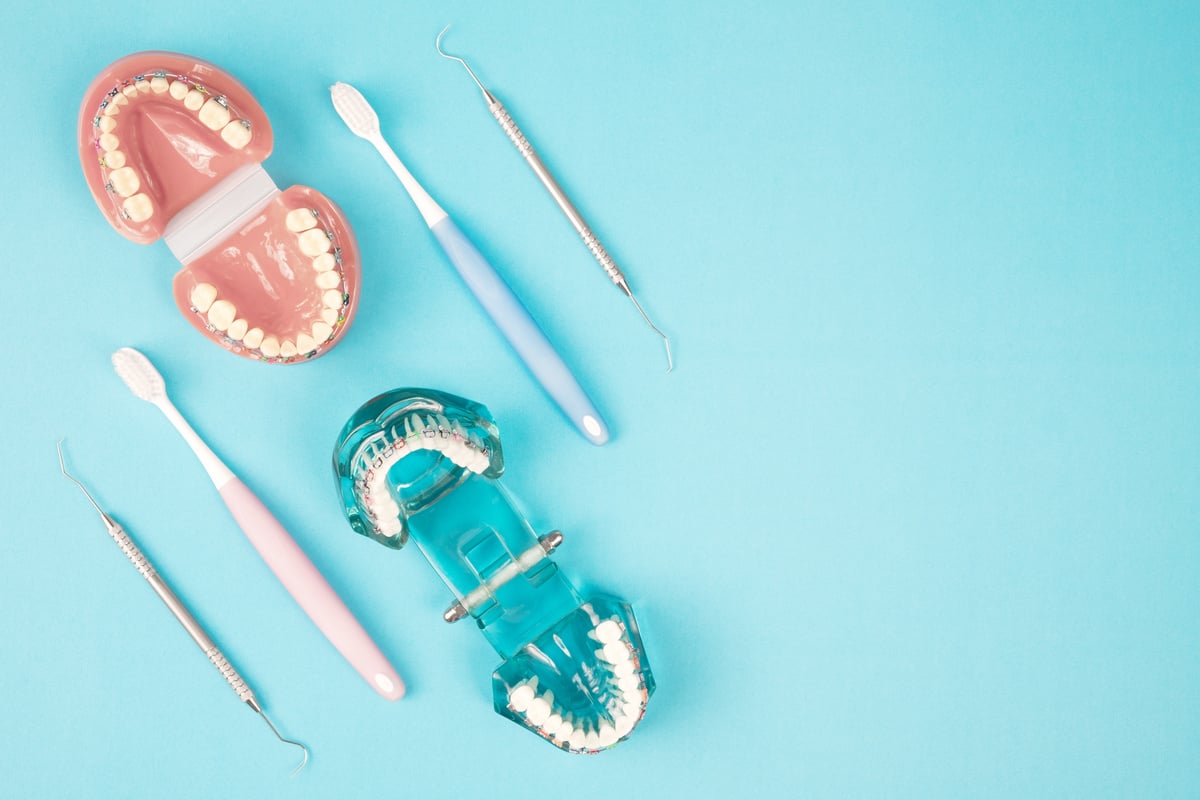 dentist tools and orthodontic.